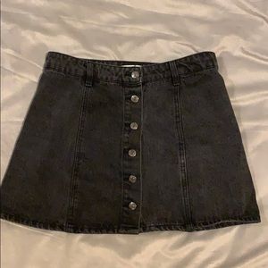 Forever 21 Black Jean Skirt